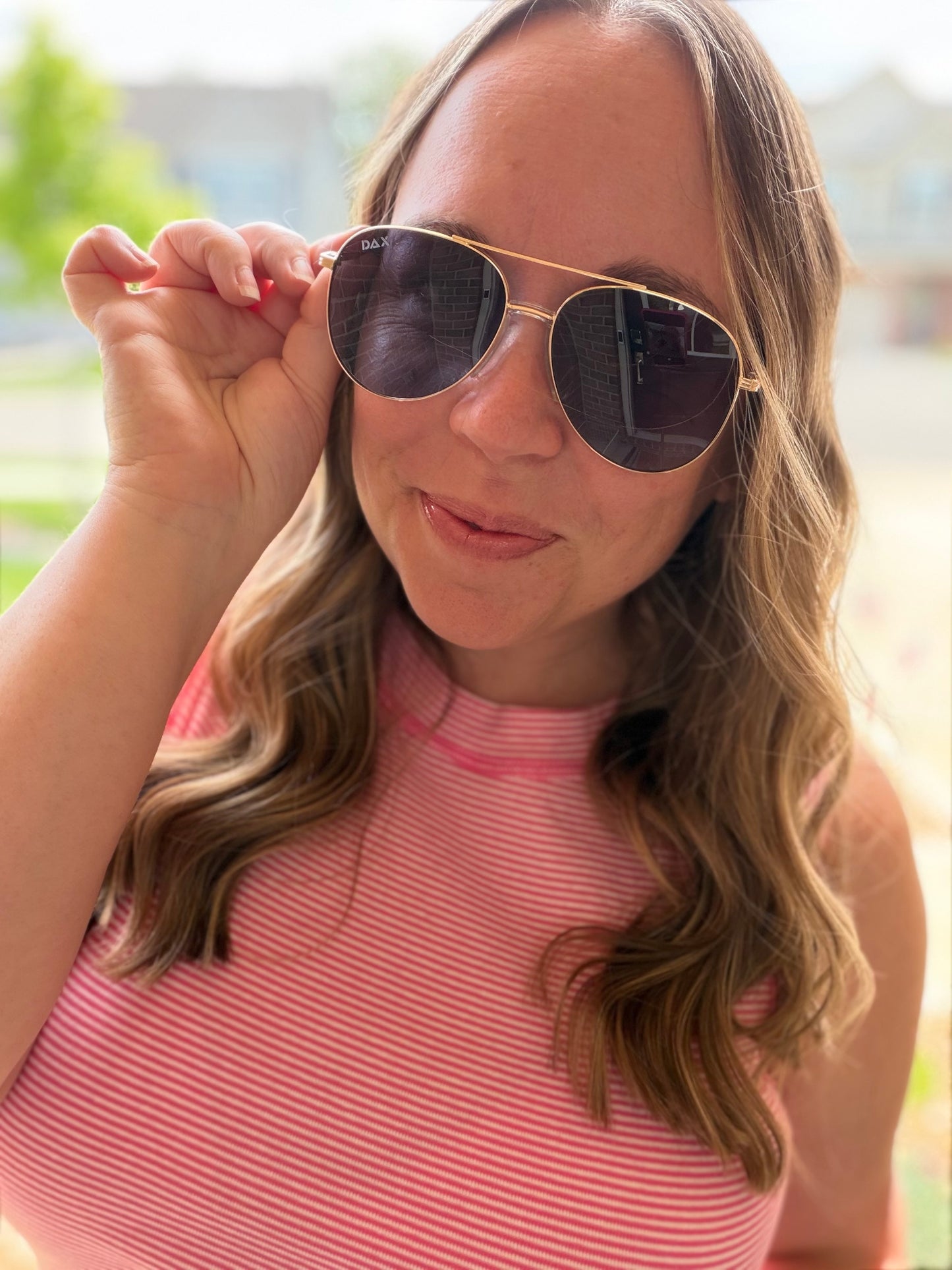 Dax Sunglasses - Gold Aviators