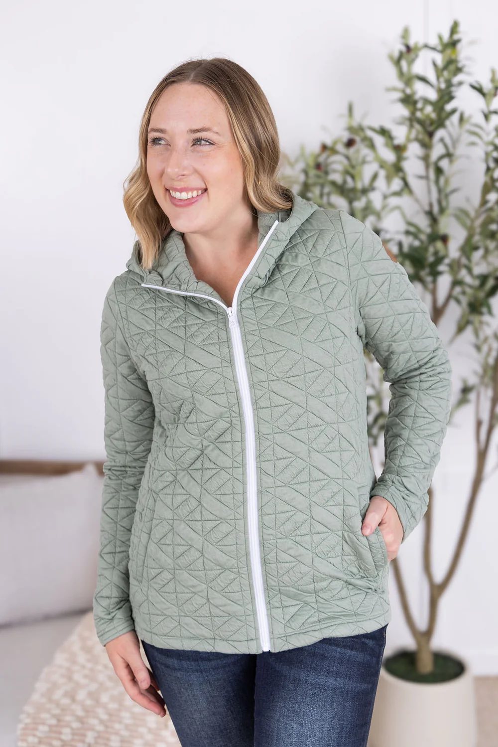 Geometric Fullzip Hoodie