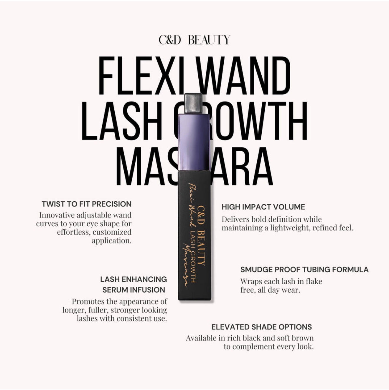 FlexiWand Lash Growth Mascara - C&D Beauty