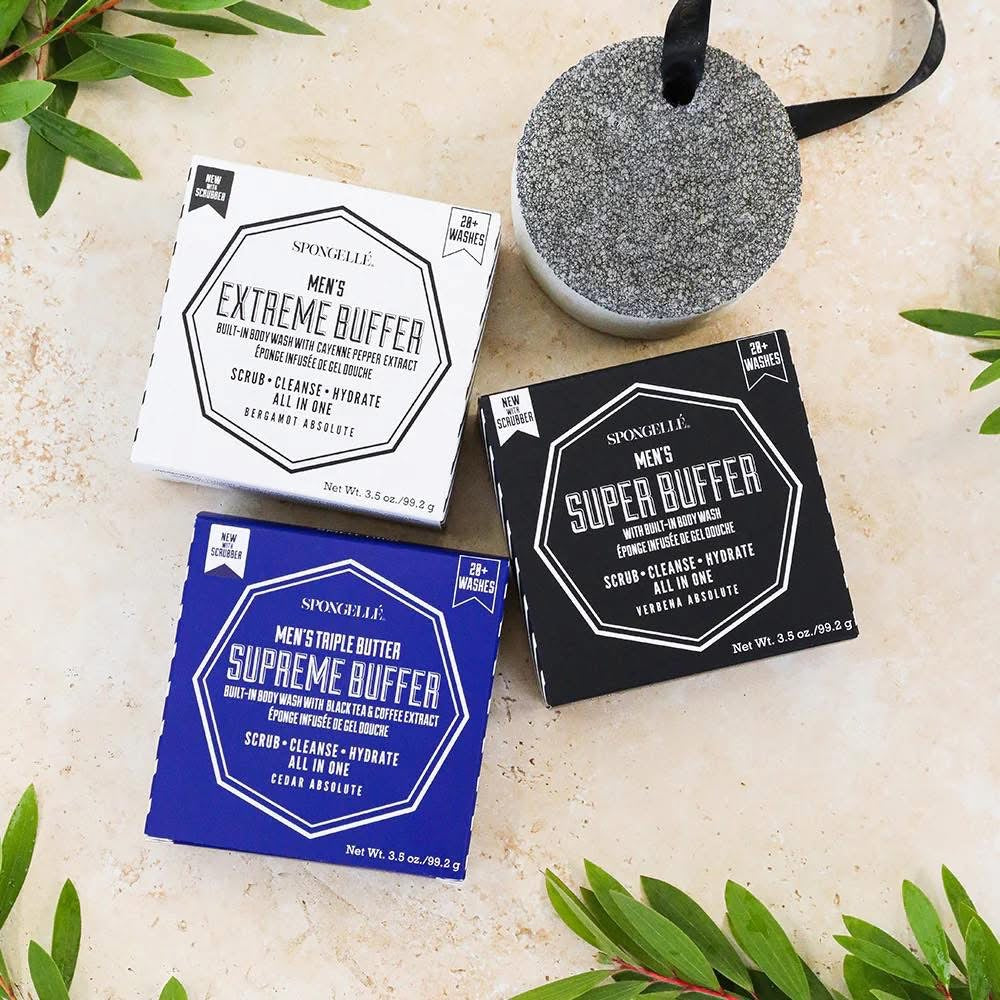 Men’s Body Buffers - Spongelle