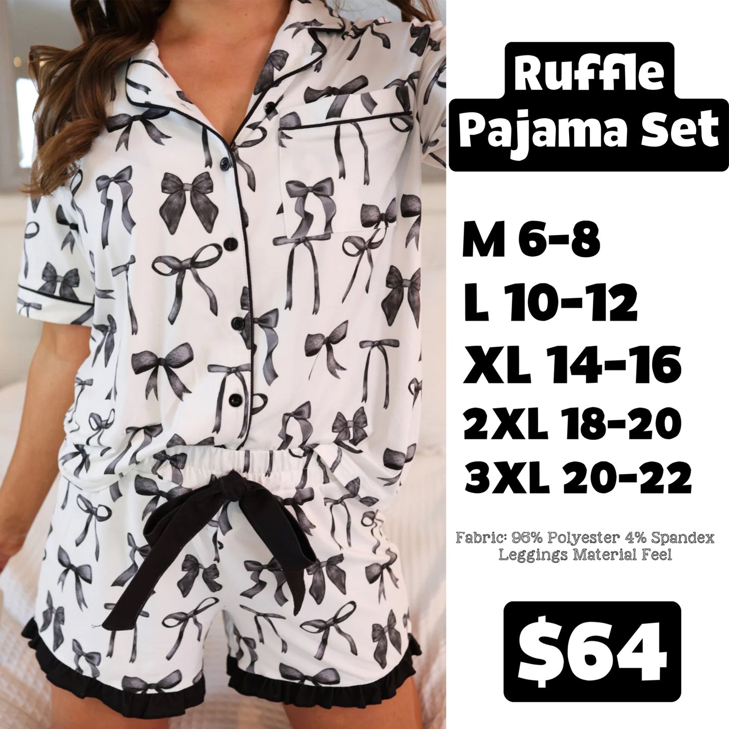 Ruffle Pajama Set
