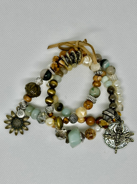 3 Stretch Bracelet Set