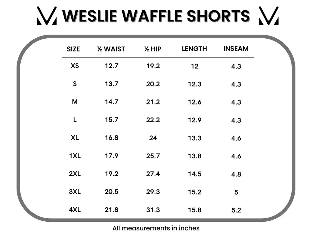 Weslie Waffle Shorts
