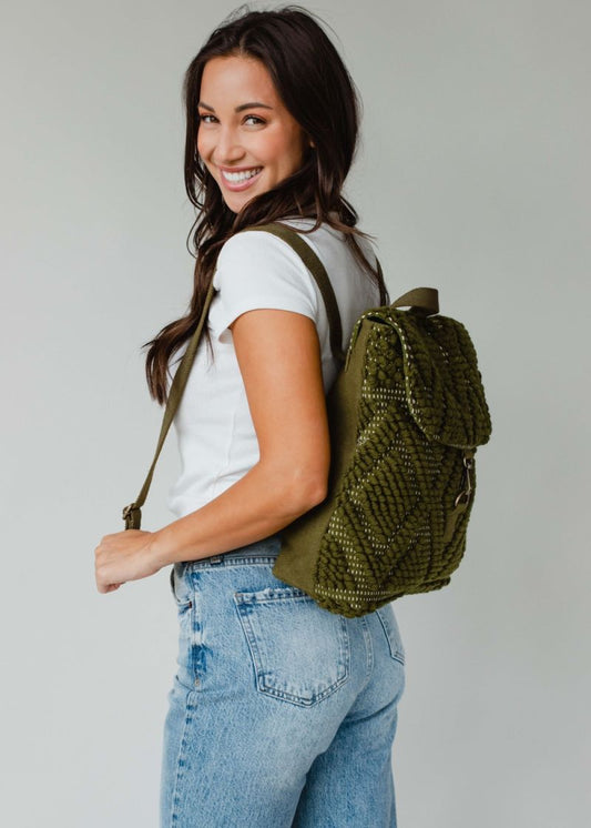 Woven Backpack