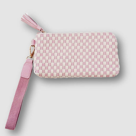 Woven Clutch Wristlet