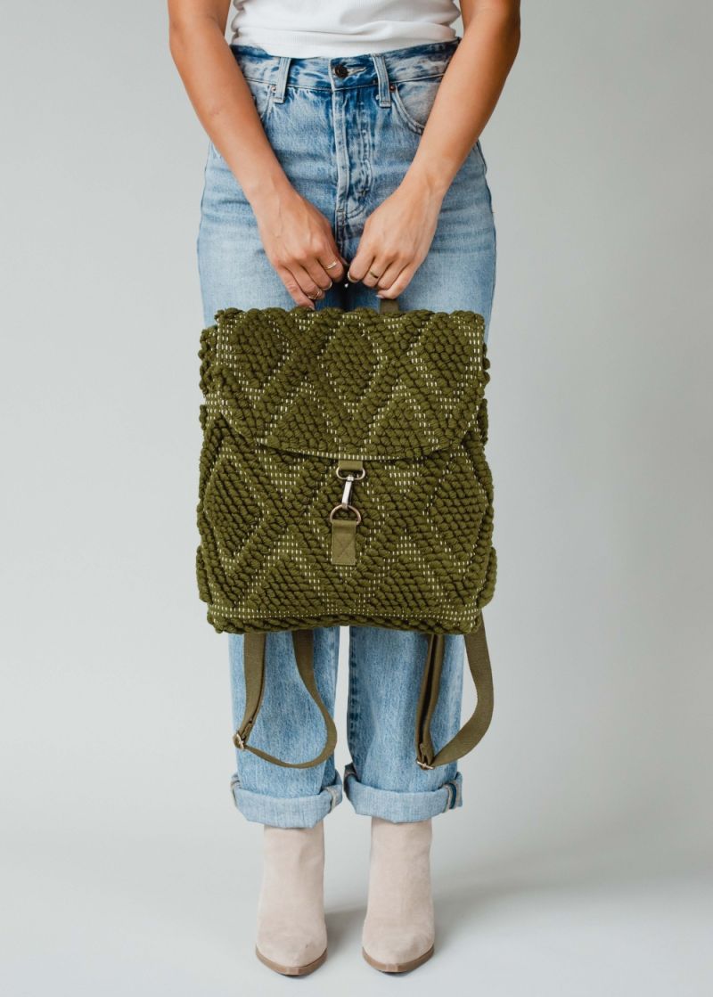 Woven Backpack