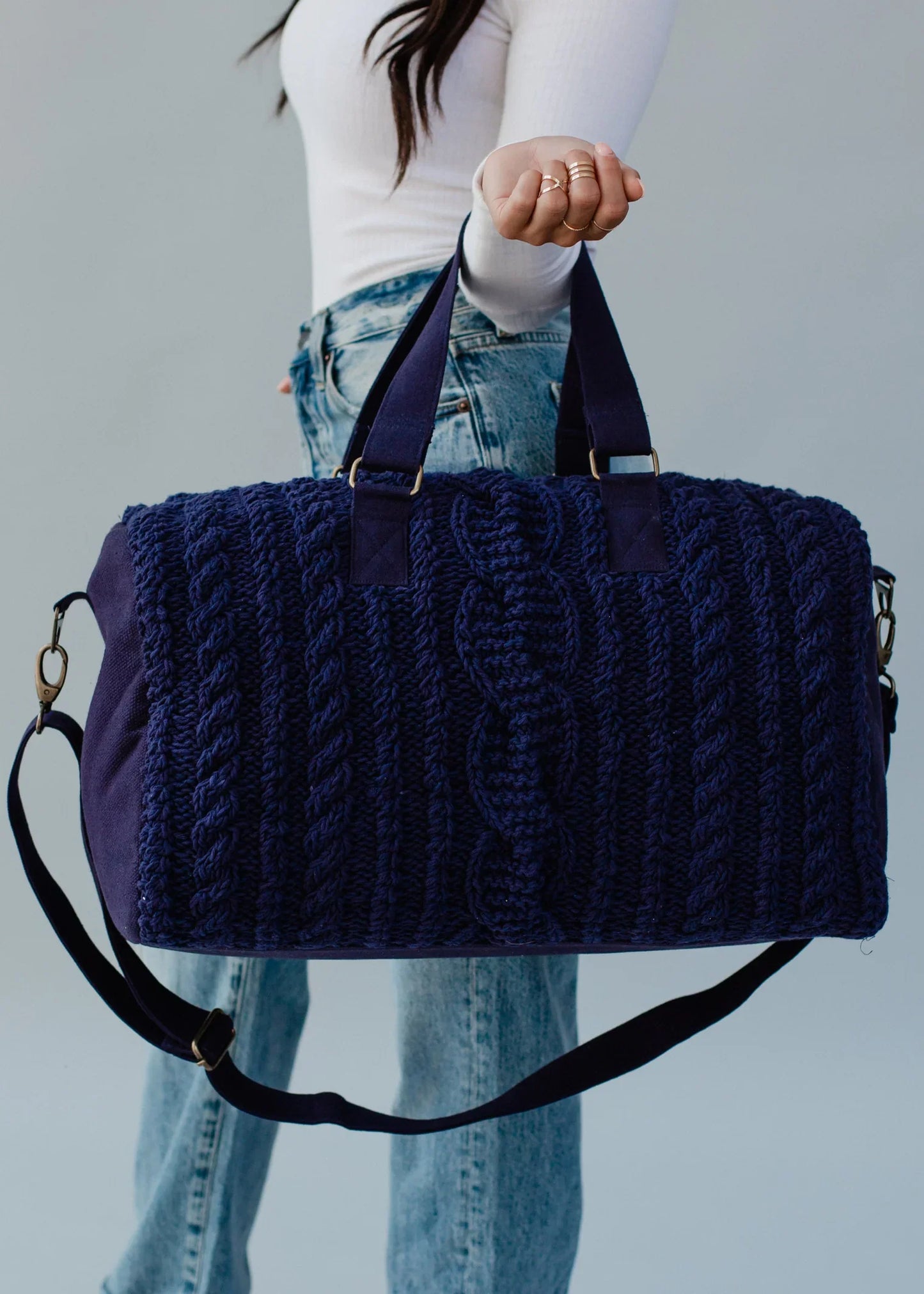 Cable Knit Duffles