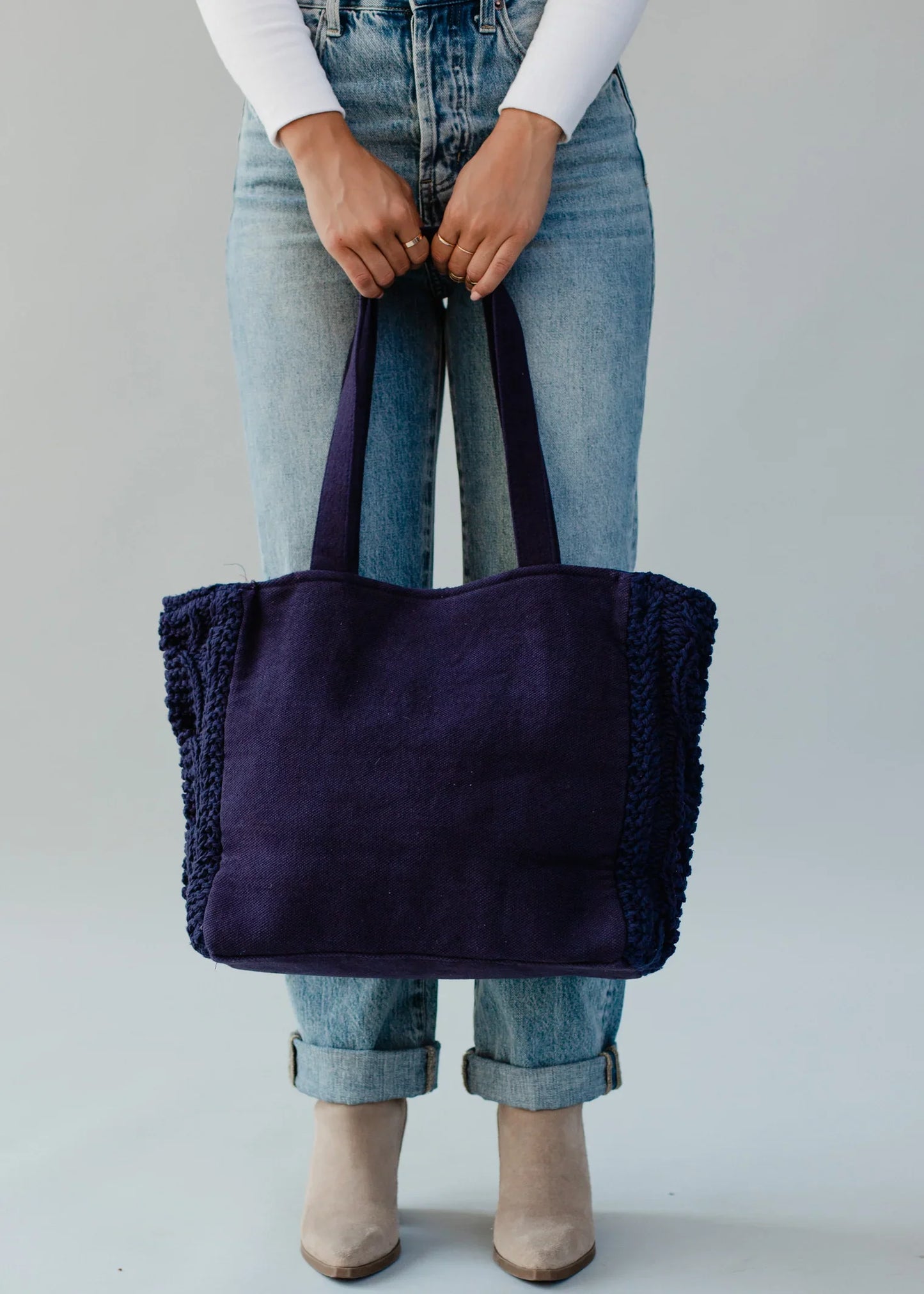 Cable Knit Tote Bags