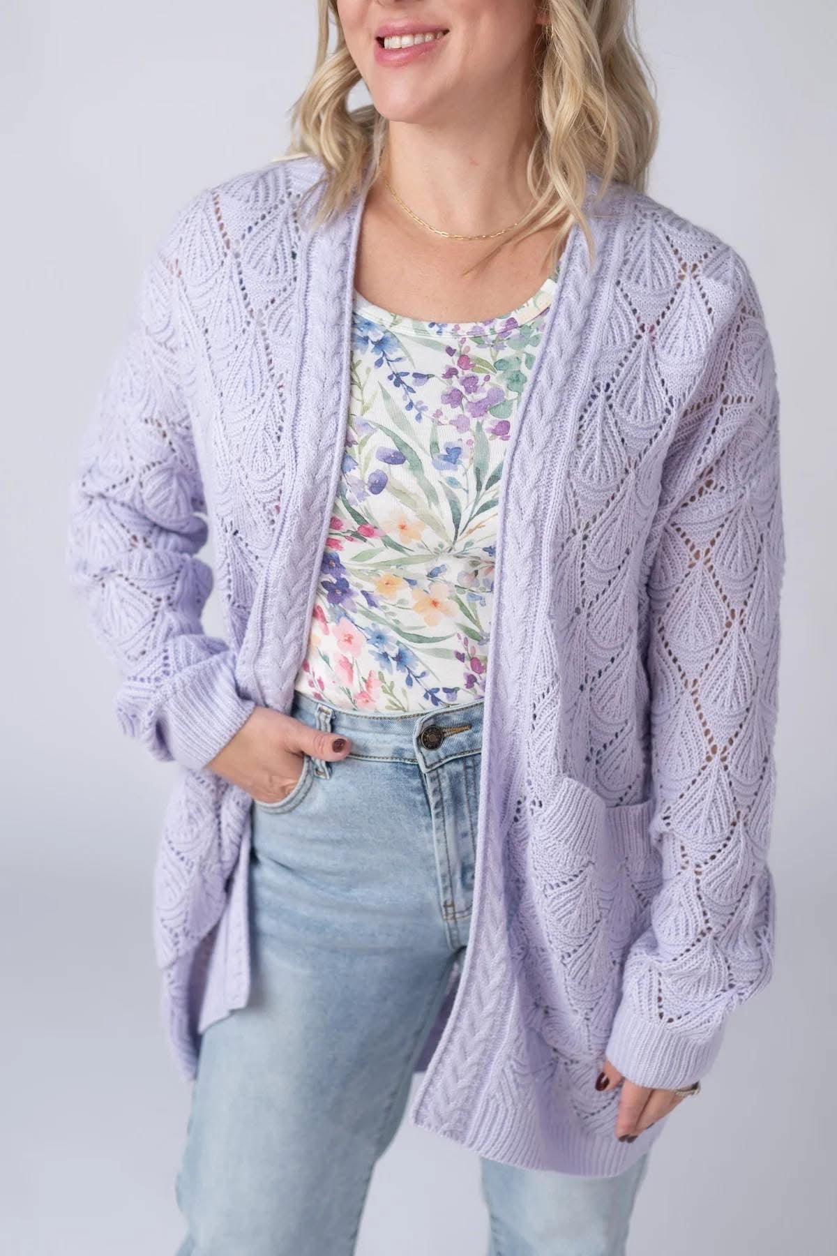 Open Knit Cardigan