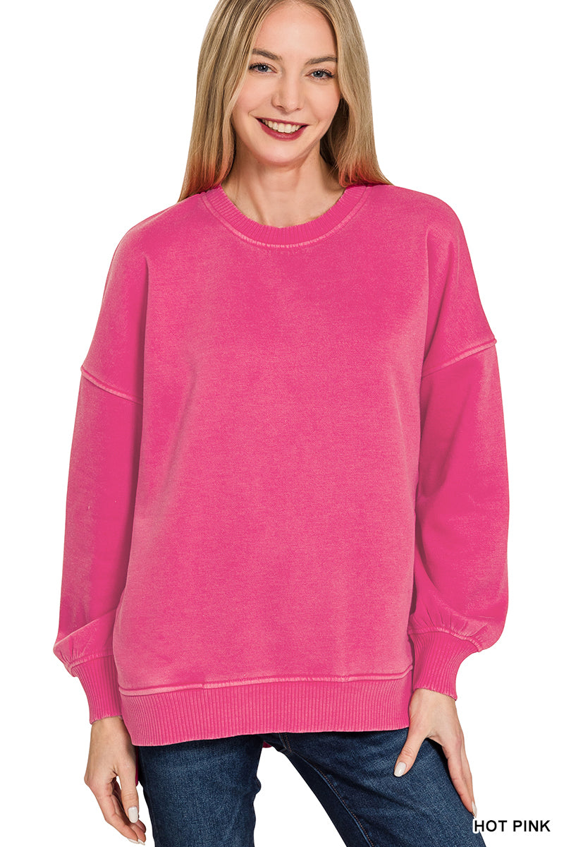 Hi-Low Pocket Pullover