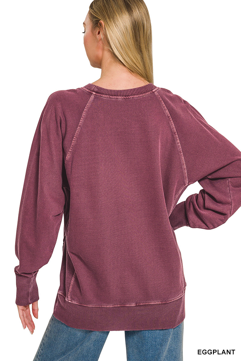French Terry Pullover with Pockets