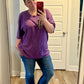 Mineral Wash Cotton Oversized Boyfriend Tee Zenana