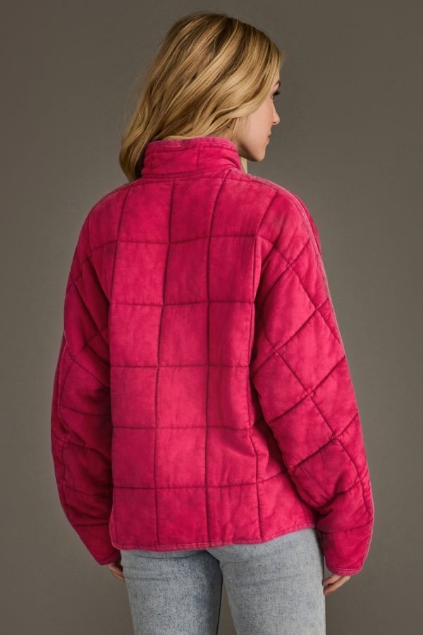 Pink Quilted Jacket