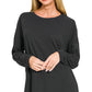 Cotton Boyfriend Fit Long Sleeve Tee