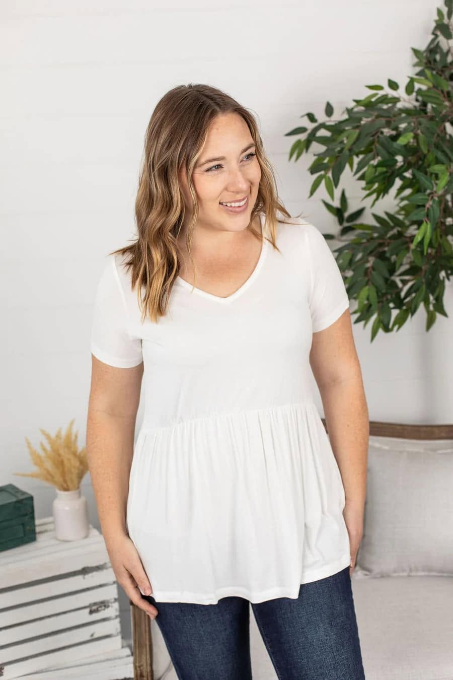 MM Sarah Ruffle Top