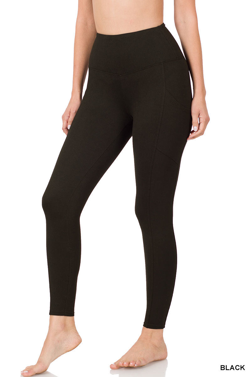 Zenana Side Pocket Leggings