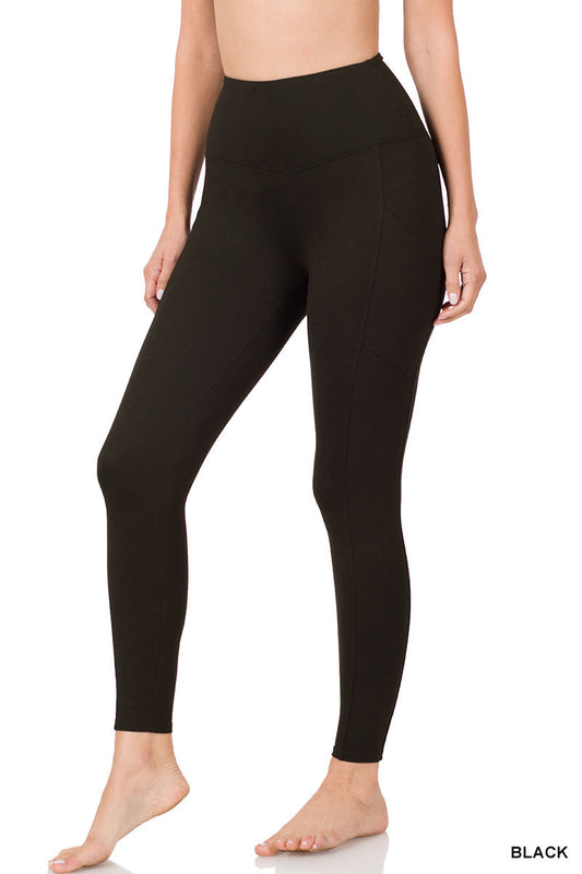 Zenana Side Pocket Leggings