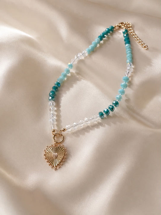 Aqua Bloom Necklace