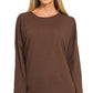 Cotton Boyfriend Fit Long Sleeve Tee