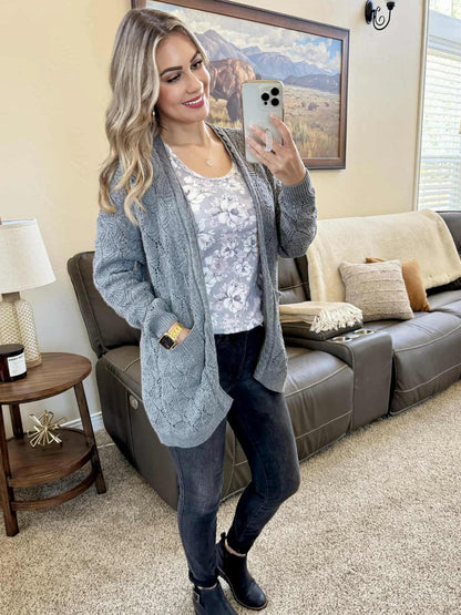 Open Knit Cardigan