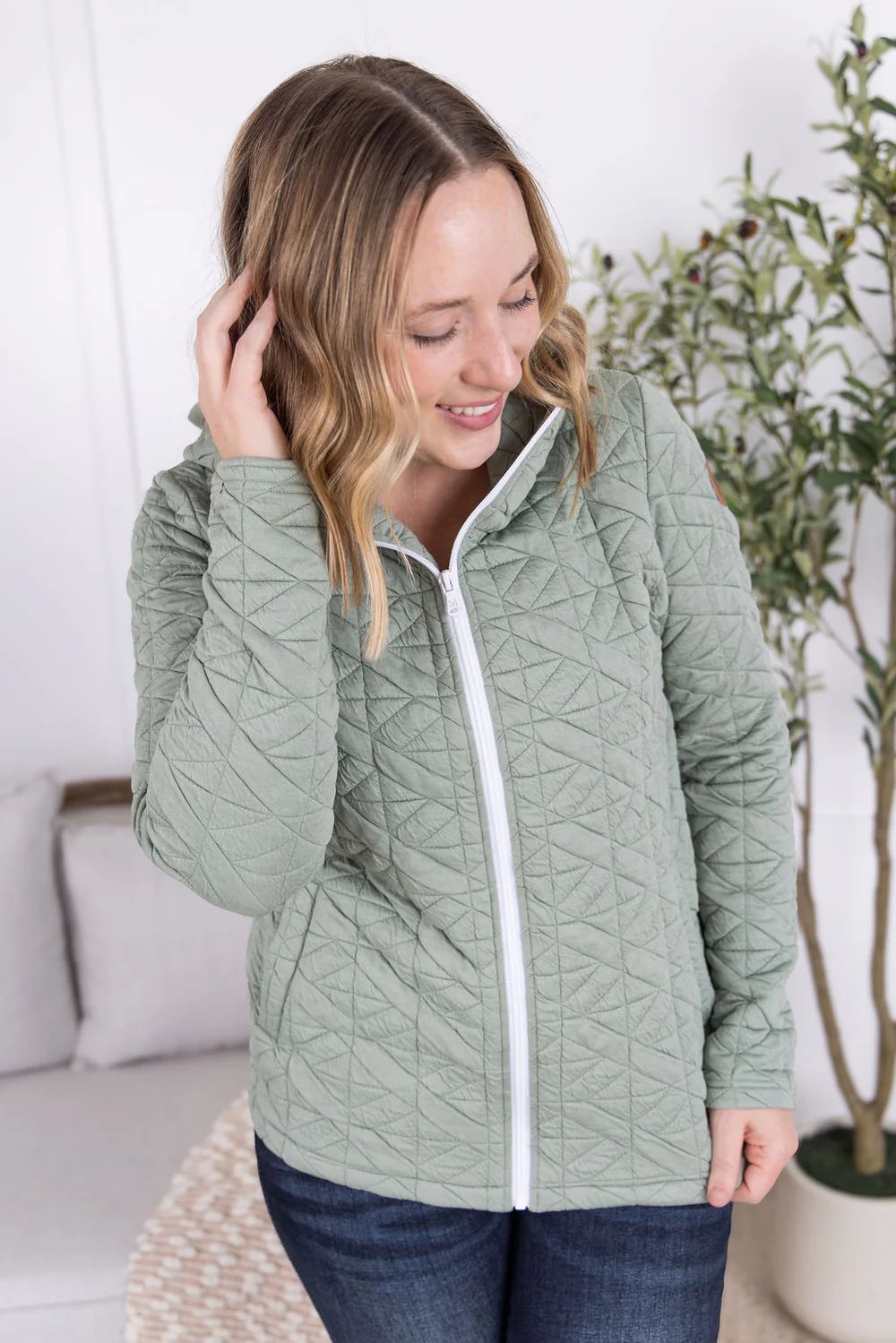 Geometric Fullzip Hoodie