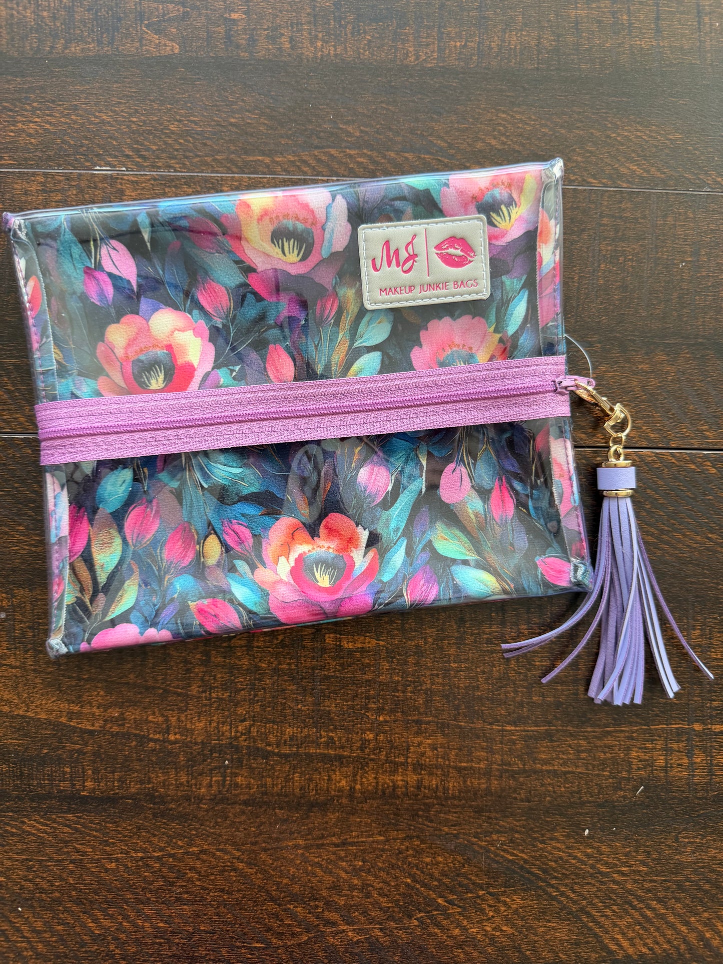 Clear Top Makeup Junkie Bags