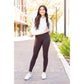 Crossover Full Length Leggings with Pockets