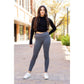 Crossover Full Length Leggings with Pockets