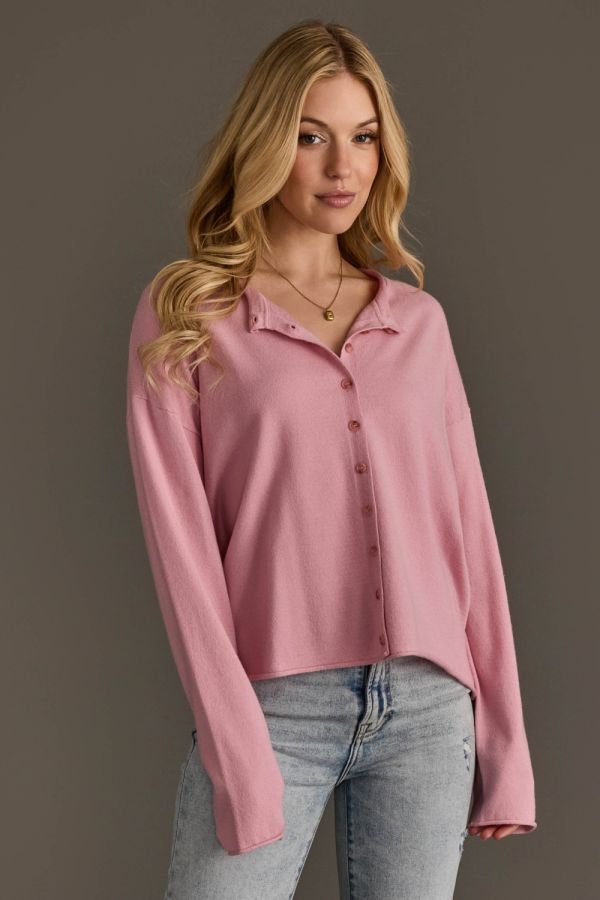 Lightweight Button Up Cardigan
