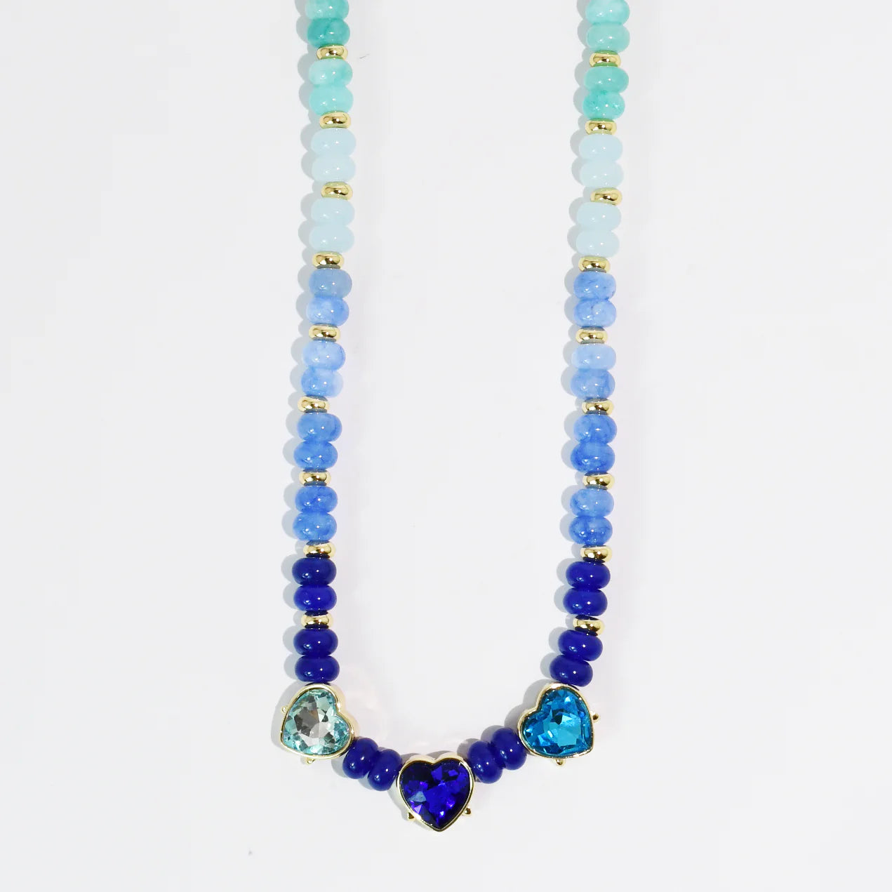 All Hearts Ocean Blue Necklace