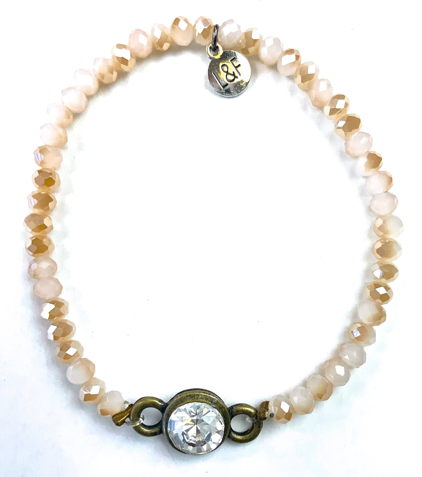 Crystal Accent Stretch Bracelet