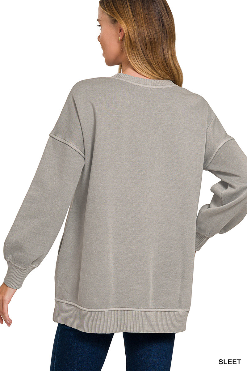 Hi-Low Pocket Pullover