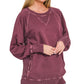 French Terry Pullover with Pockets
