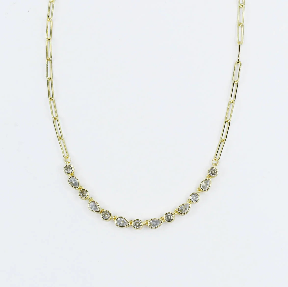 Radiance Drops of Gold Necklace