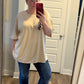 Mineral Wash Cotton Oversized Boyfriend Tee Zenana