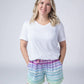 Rainbow Stripe Jamie Shorts