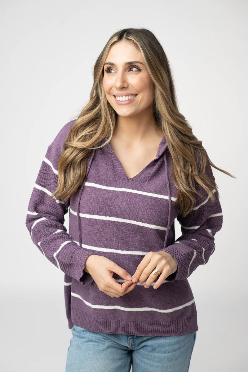 Maddie Striped Hoodie