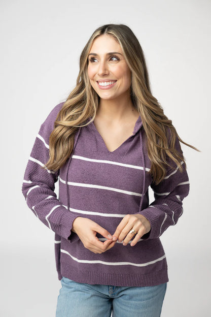 Maddie Striped Hoodie