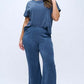 Corduroy Short Sleeve Top