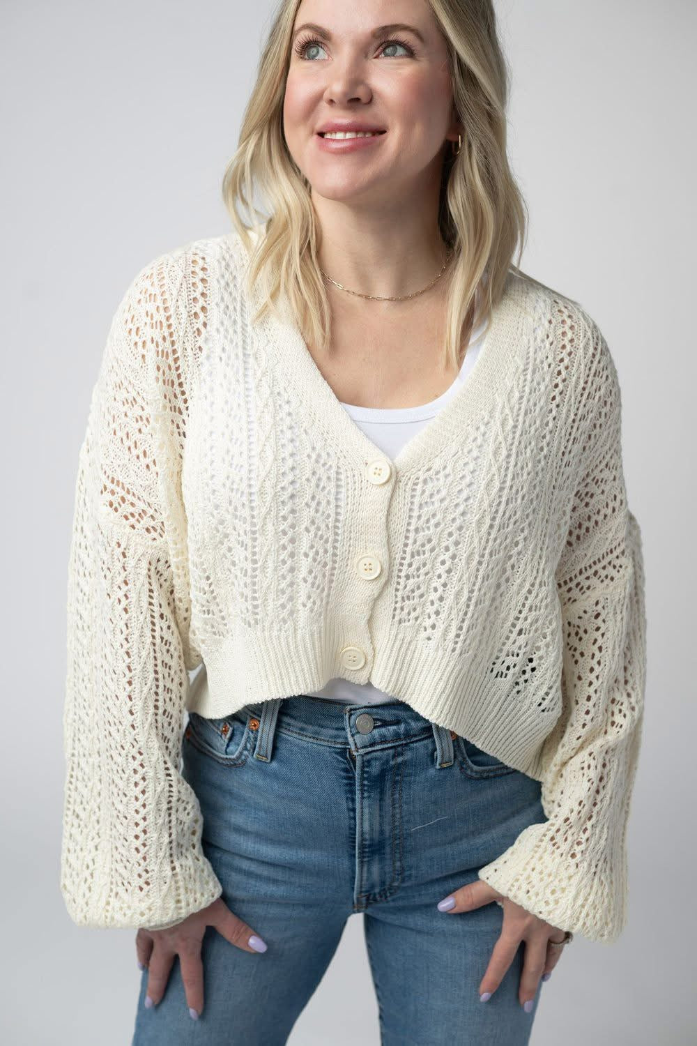 Callie Cropped Cardigan