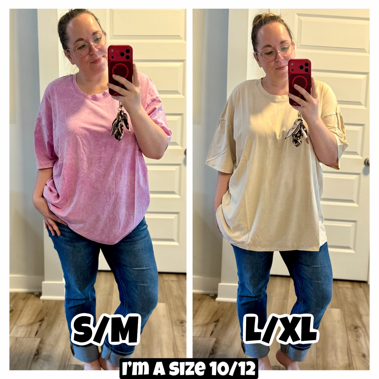 Mineral Wash Cotton Oversized Boyfriend Tee Zenana
