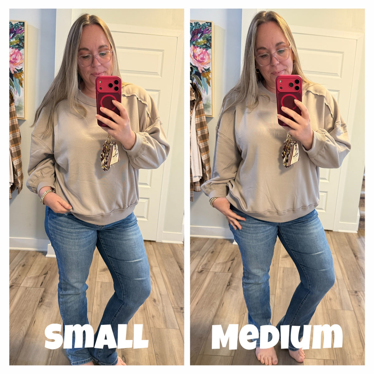 Soft Flow Fleece Loose Fit Sweatshirt