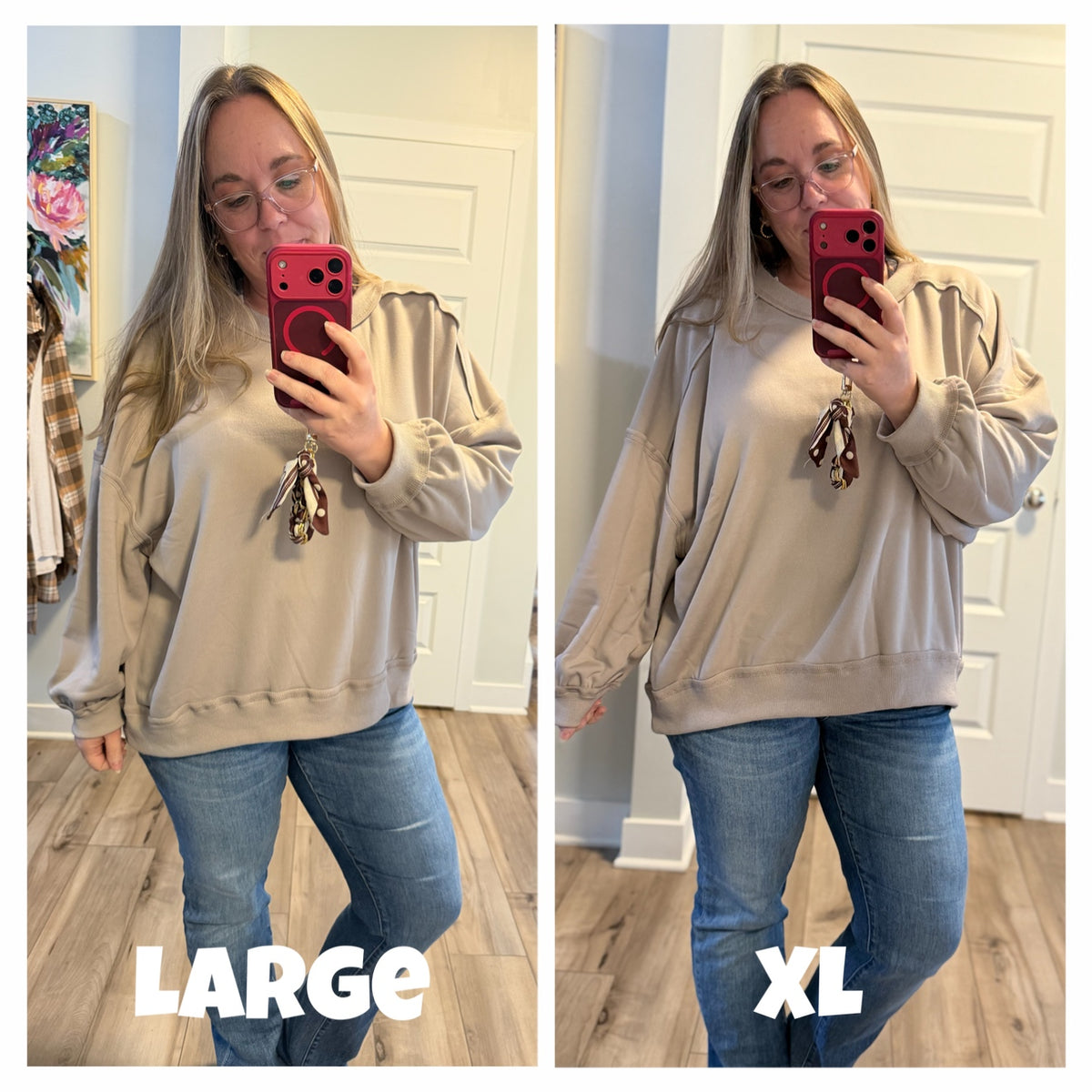 Soft Flow Fleece Loose Fit Sweatshirt