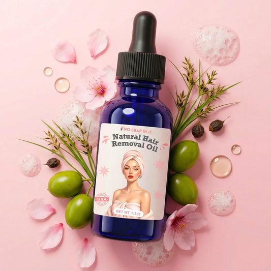 Natural Hair Reduction Oil - No Crap In It
