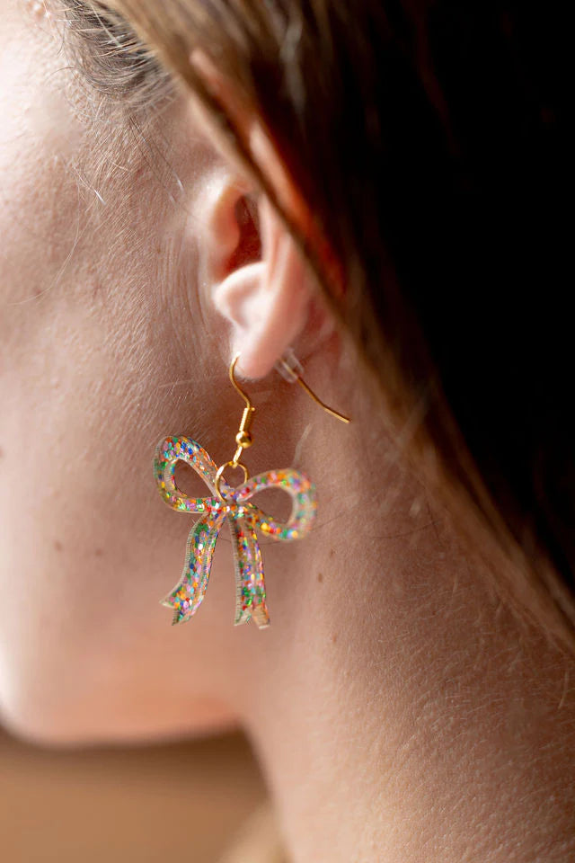 Confetti Bow Earrings
