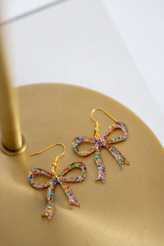 Confetti Bow Earrings