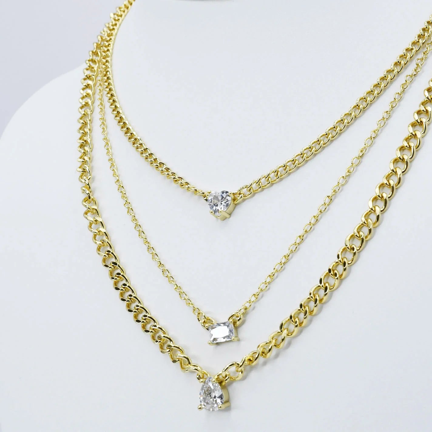 Crystal Layer Necklace