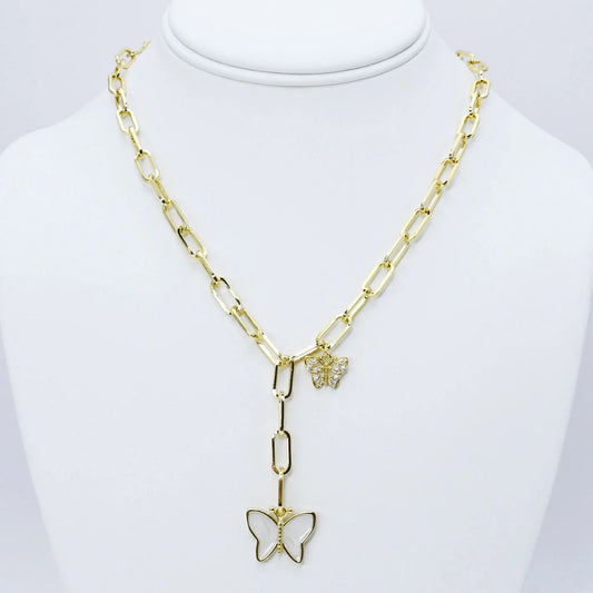 Sparkle & Wings Necklace