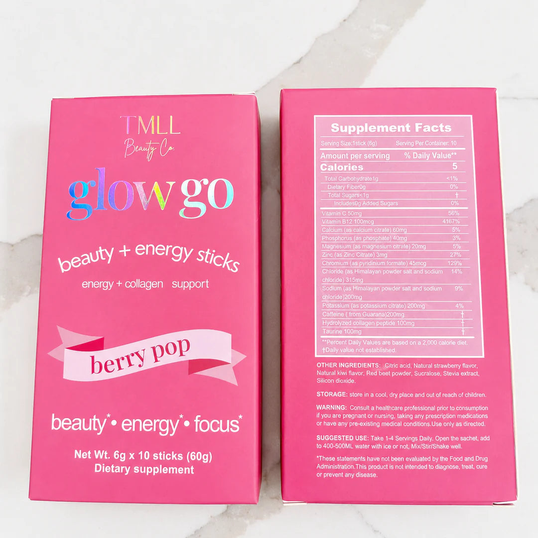Glow Go Wellness Drink Mix - Preorder
