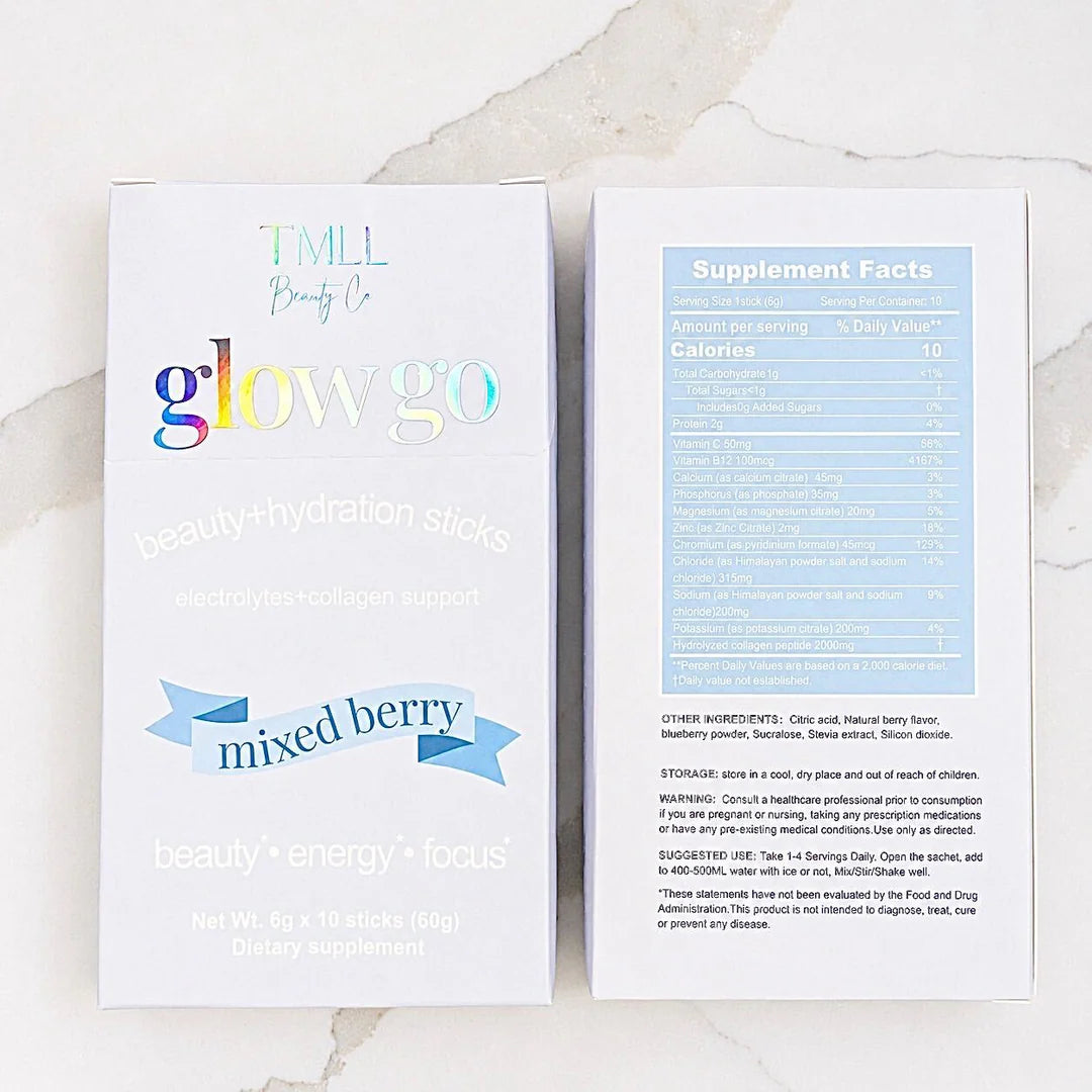 Glow Go Wellness Drink Mix - Preorder